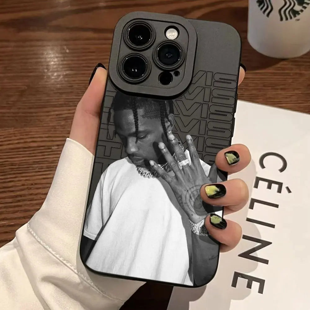 Travis Scott Cactus Jack Phone Case For iPhone 17 16 15 14 13 12 11 Pro Max 16 Plus 16E 17 Air Soft Silicone Cover
