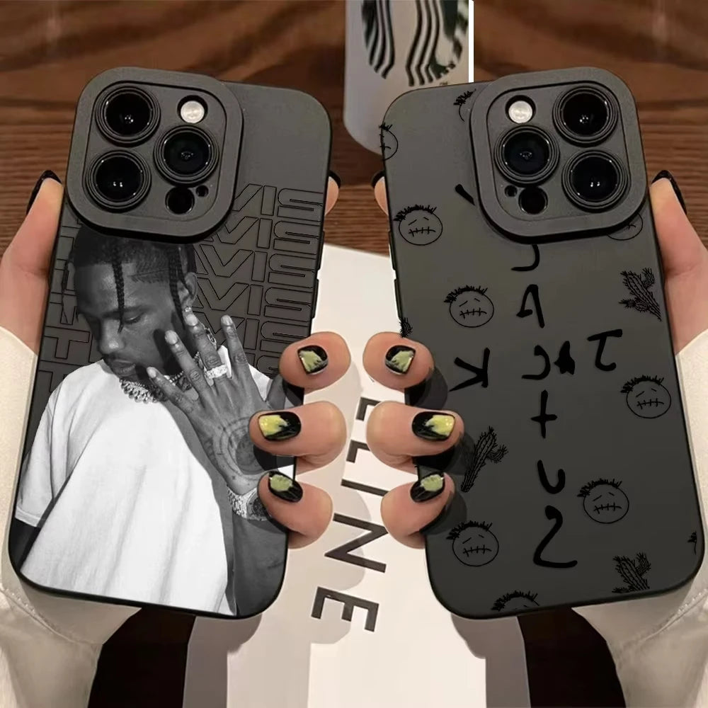 Travis Scott Cactus Jack Phone Case For iPhone 17 16 15 14 13 12 11 Pro Max 16 Plus 16E 17 Air Soft Silicone Cover