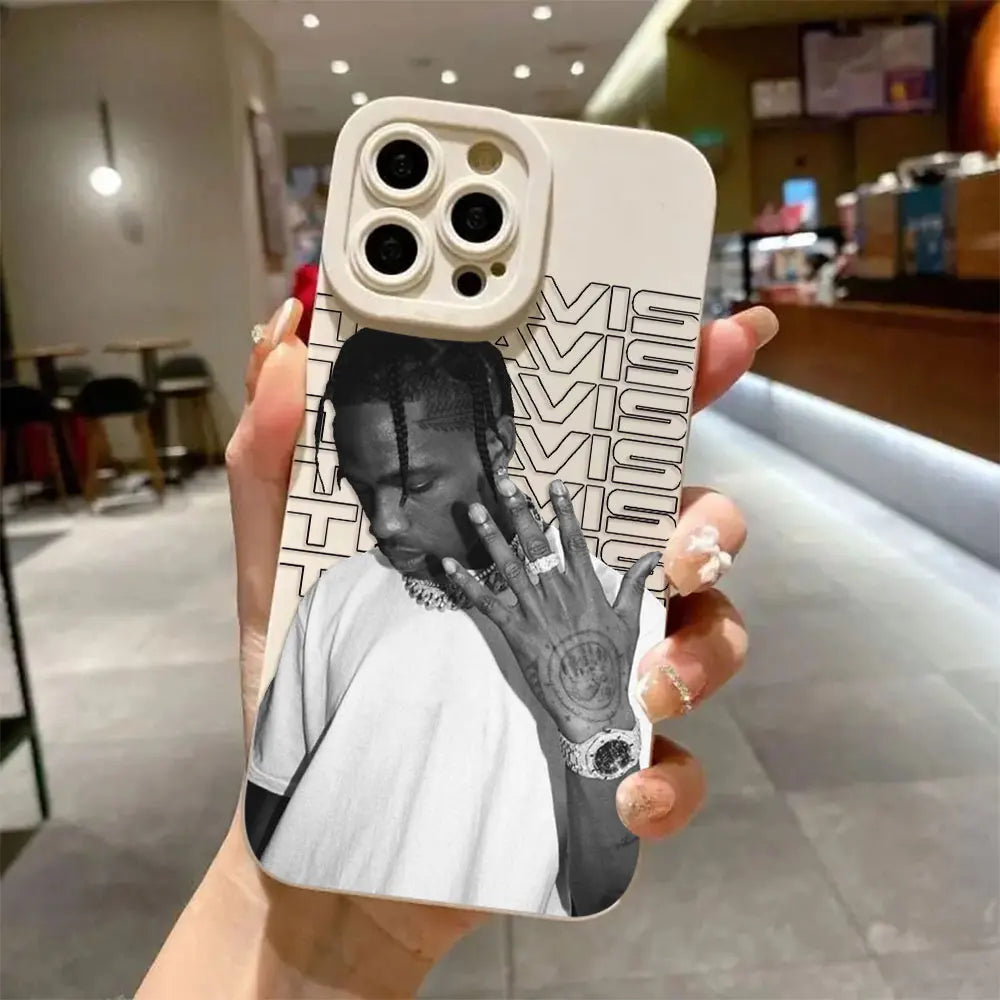 Travis Scott Cactus Jack Phone Case For iPhone 17 16 15 14 13 12 11 Pro Max 16 Plus 16E 17 Air Soft Silicone Cover