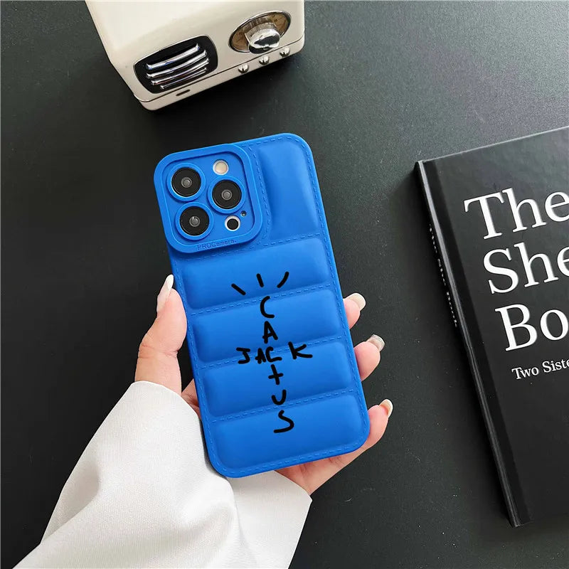 Tpu Hip hop Travis scot Cactusjack Phone case for iphone X XS XR 7 8 SE 11 12 13 14 15 16 Pro Max plus Skateboard label Cover
