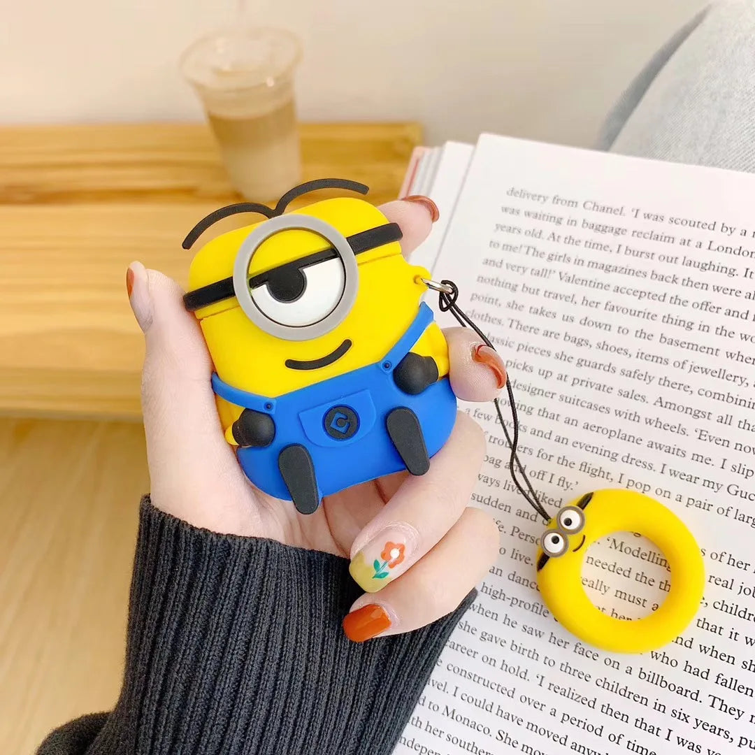 For Airpods 1 2 3 4 Pro Pro 2 Pro 3 Case Cute Cartoon Silicone Earphone Case Accessories Cover