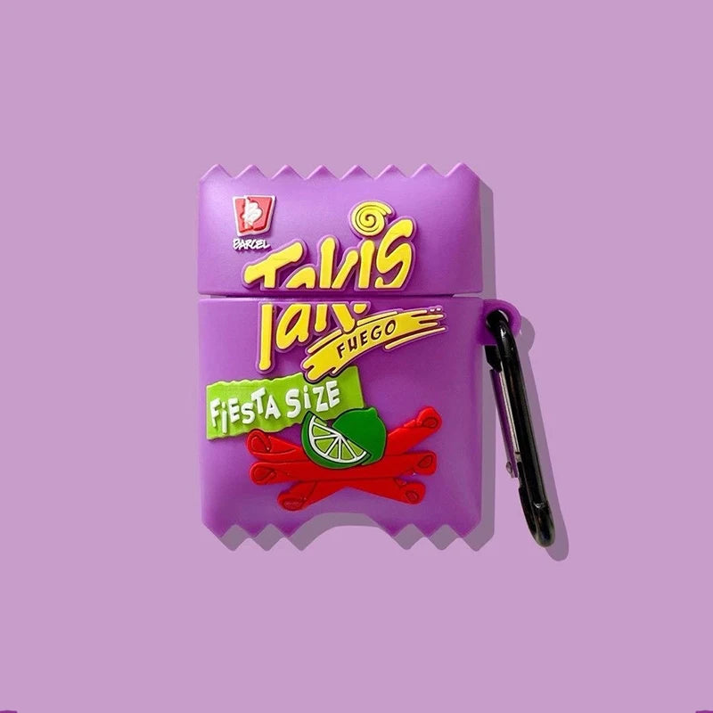 3D Cute Cartoon Creative Earphone Case For Airpods Pro 2 Snack Candy Silicone Soft Charging Box Cover For Airpods 1 2 4 3 2021