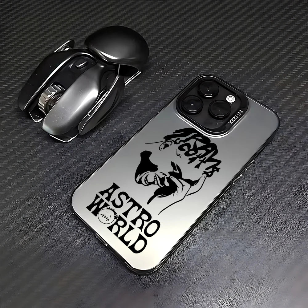 Luxury Travis Scott Cactus Jack Phone Case For iPhone 17 16e 16 15 14 13 12 11 mini Pro Max X XR 8 7 Air Plus Matte Back Cover